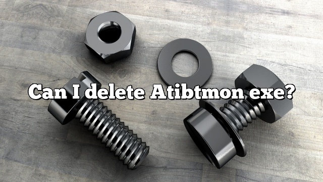 Can I delete Atibtmon exe?